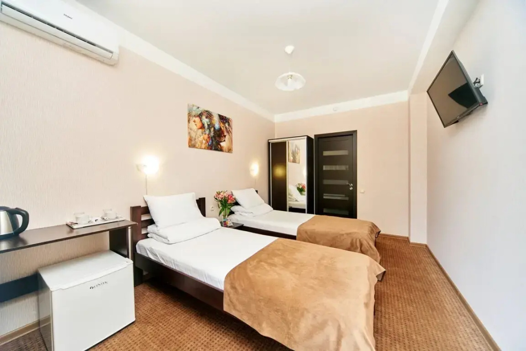 Standard Double room with balcony or terrace (twin beds)