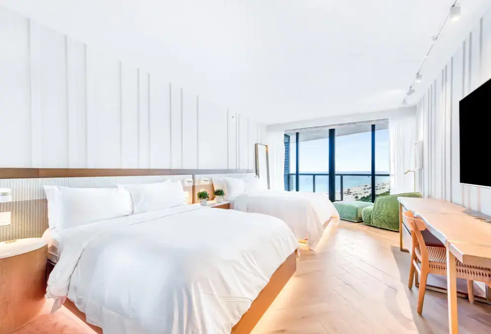 W South Beach - Chambres