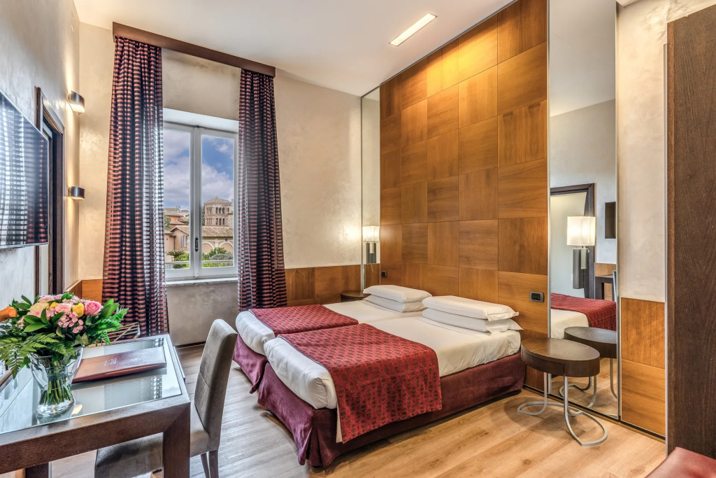 Double room with view (twin beds)