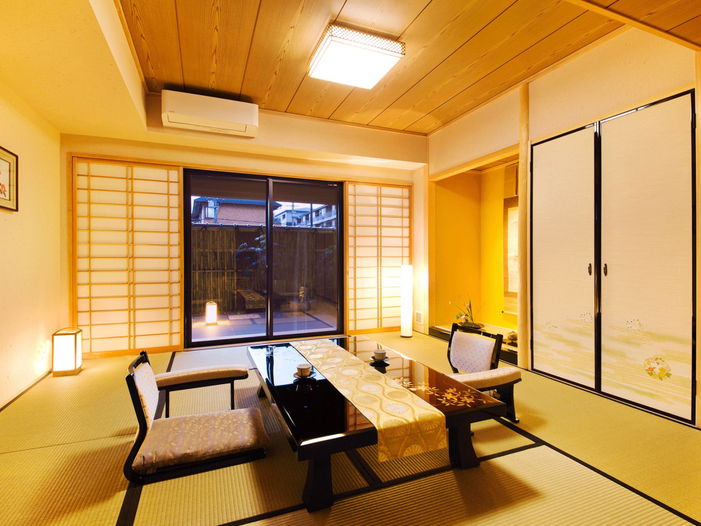 Japanese-Style  with Private Stone Garden room