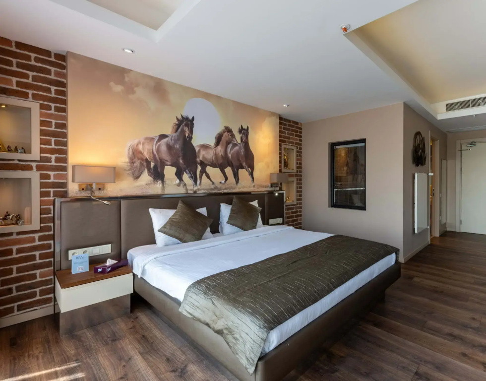 Double room with sea view (full double bed)