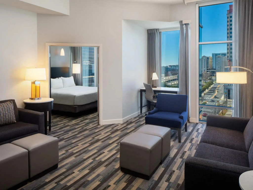 HYATT house Charlotte/Center City - Chambres