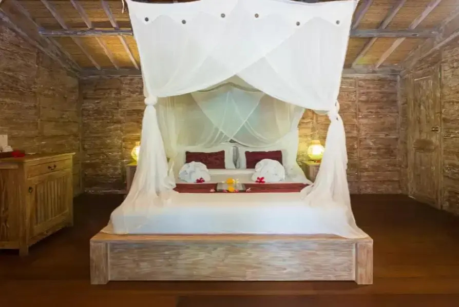Wooden Joglo Double Villa (full double bed)