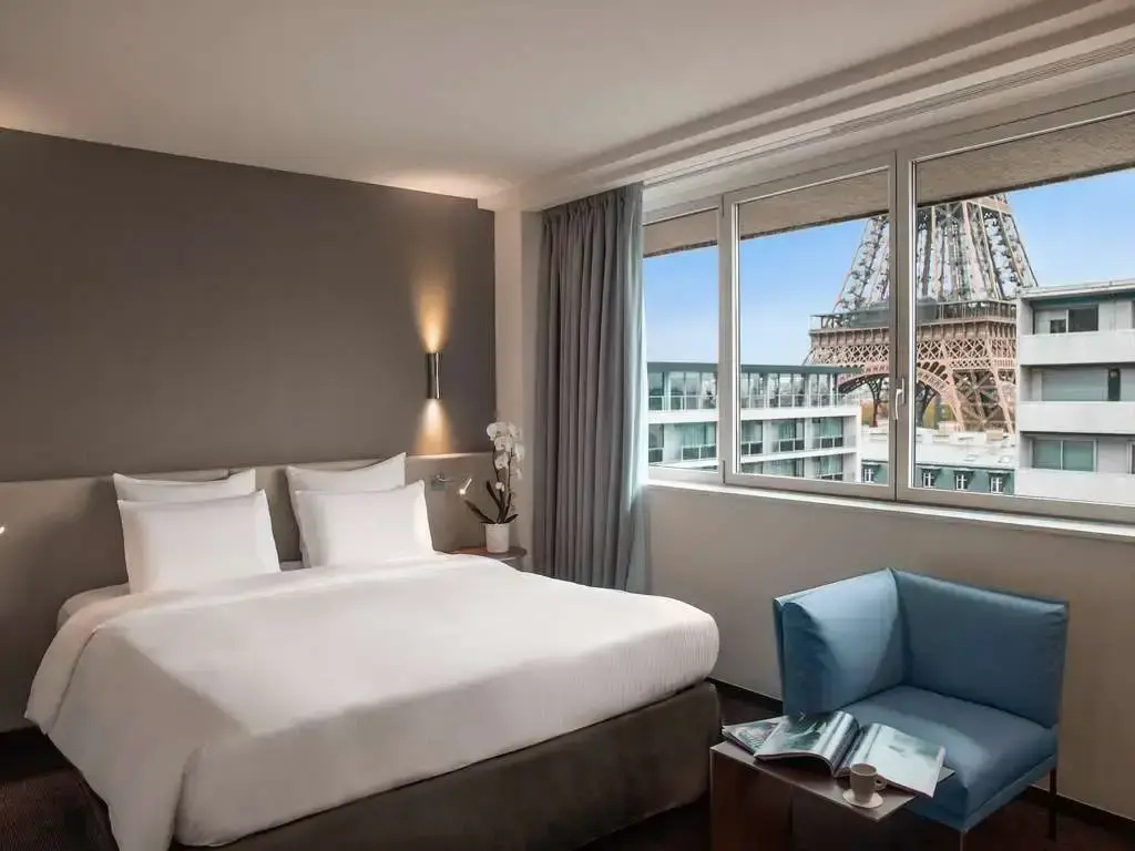 Eiffel Tower View Double Junior Suite (full double bed)