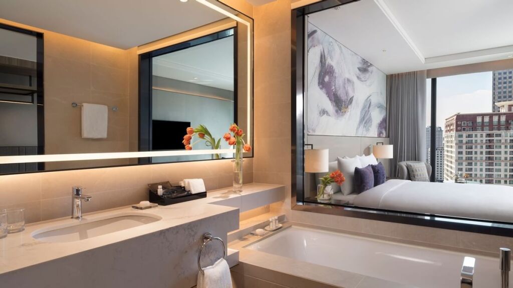 Двухместный клубный номер Carlton 2 отдельные кровати в Carlton Hotel Bangkok Sukhumvit