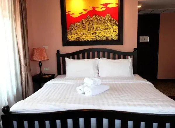 Двухместный номер Deluxe двуспальная кровать в Siri Heritage Bangkok Hotel
