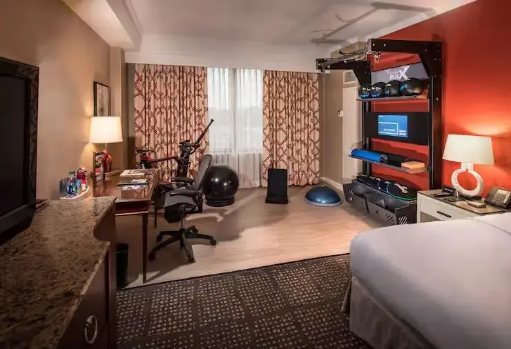 Fitness Atrium Double room (full double bed)