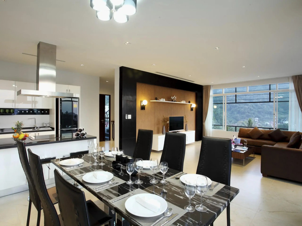 Pool Villa Modern с 3 спальнями с видом на море в Вилла Kata Sea View