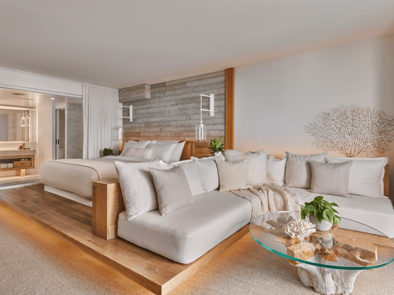 Double Junior Suite with balcony and with ocean view (full double bed)