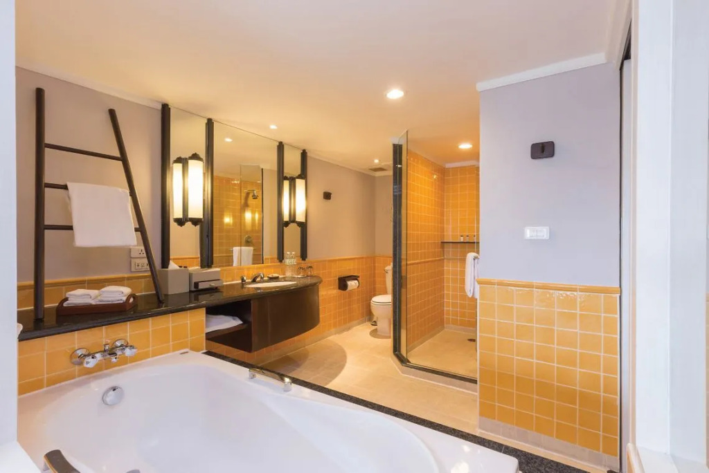 Двухместный номер семейный с балконом двуспальная кровать в Sheraton Samui Resort