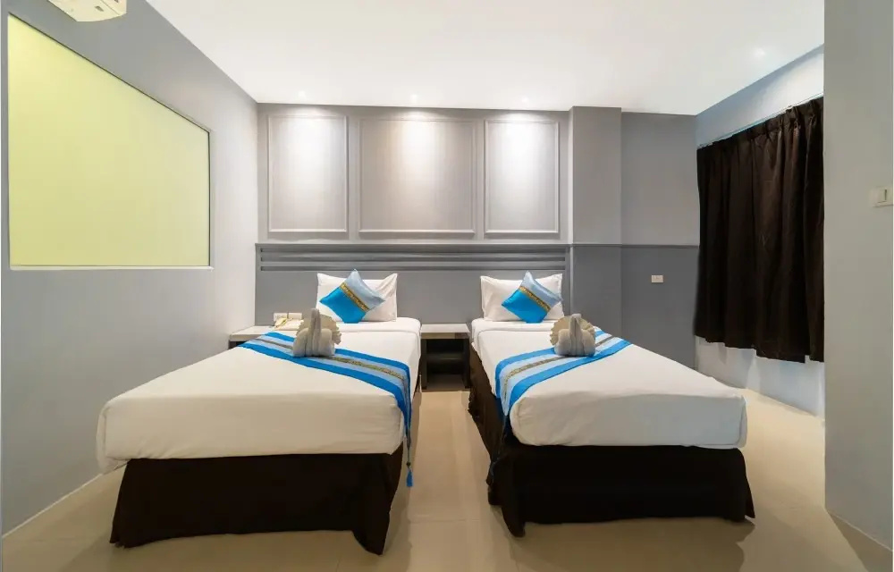 Superior No Window No Balcony Double room (twin beds)