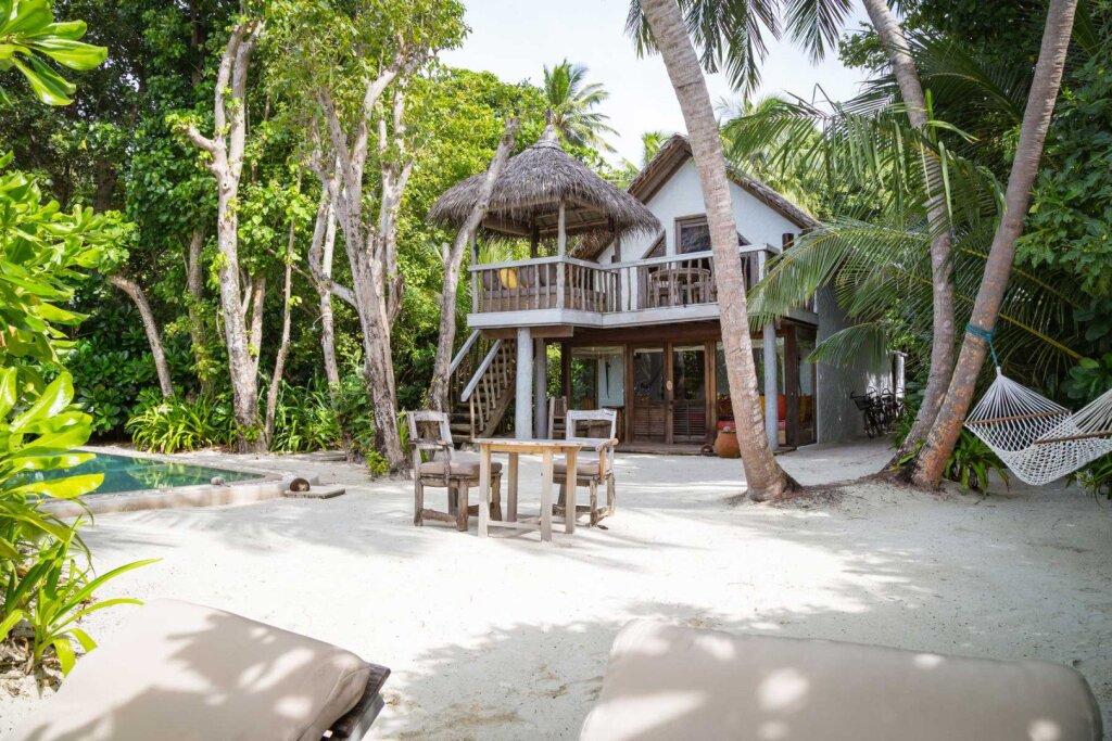 Двухместный With Pool Crusoe двуспальная кровать в Soneva Fushi