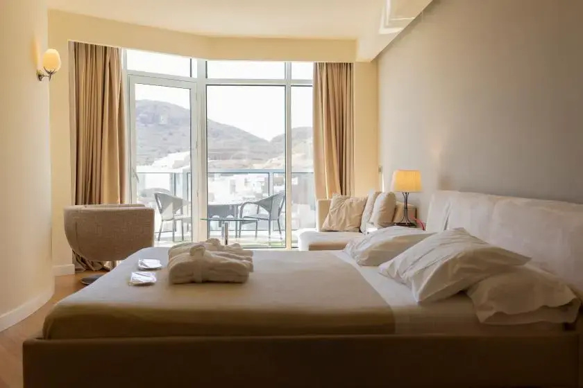 Superior Double Terrace room with sea view (full double bed)