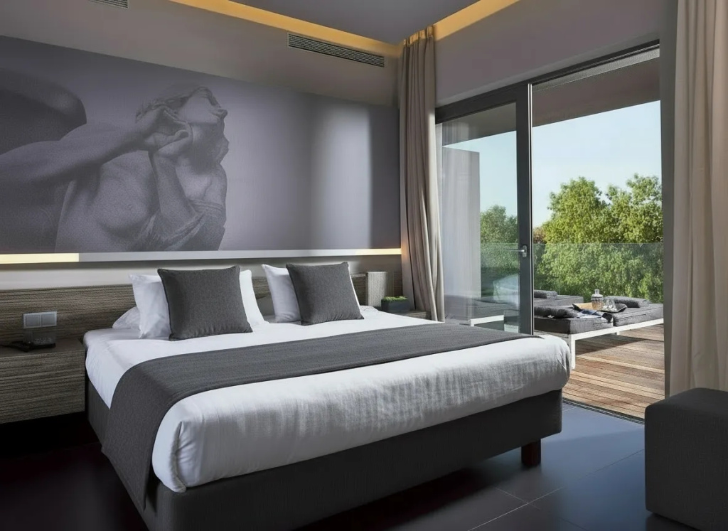 Triple Suite with garden view
