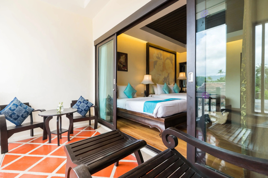 Двухместный люкс Deluxe 2 отдельные кровати в Dara Samui Beach Resort - Adults Only