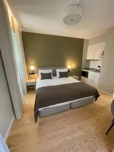 Deluxe Double Studio with balcony and with view (full double bed)
