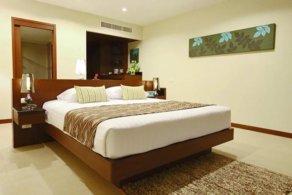 Двухместный номер с видом на сад двуспальная кровать в The Heritage Pattaya Beach Resort