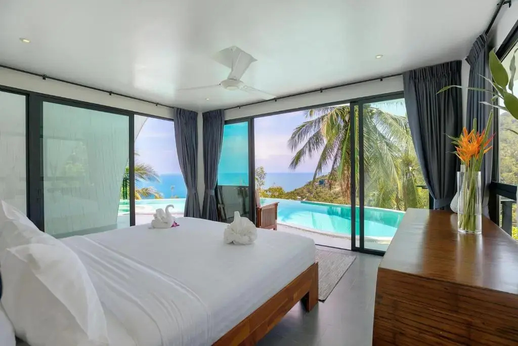 B9 - Koh Wai Double room with sea view (full double bed)