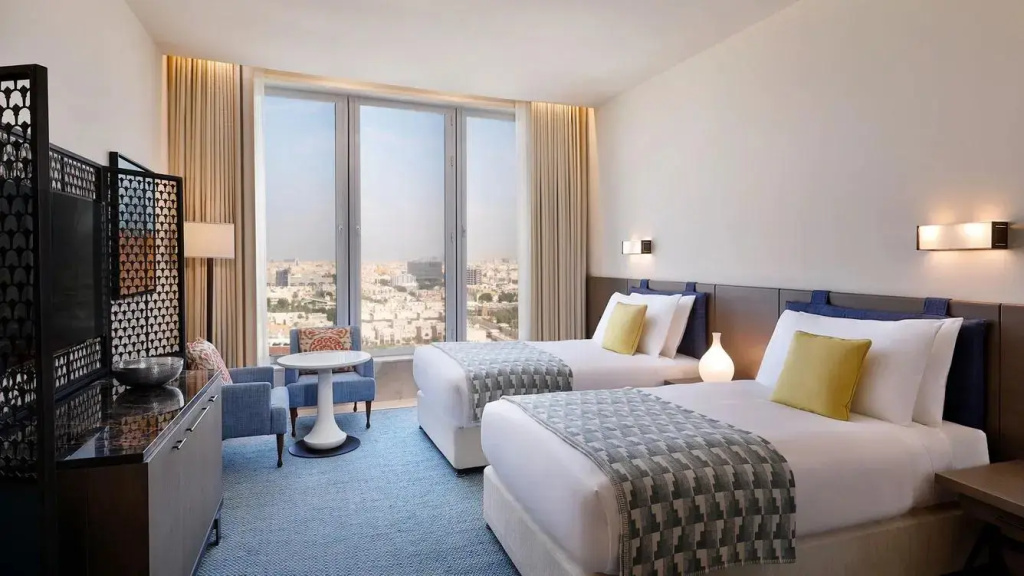 Deluxe High Floor Double room (twin beds)