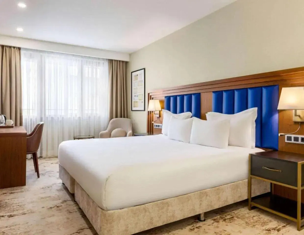 Deluxe Double room with balcony and with city view (full double bed)