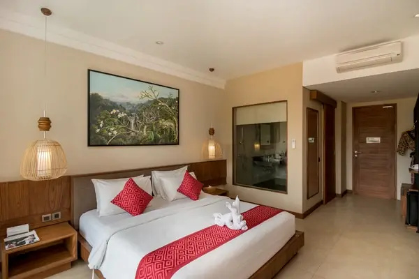 Superior Double room with lagoon view (full double bed)