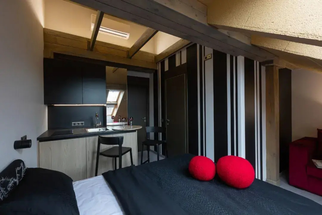 Dozhd (Rain) Double Apartment (full double bed)
