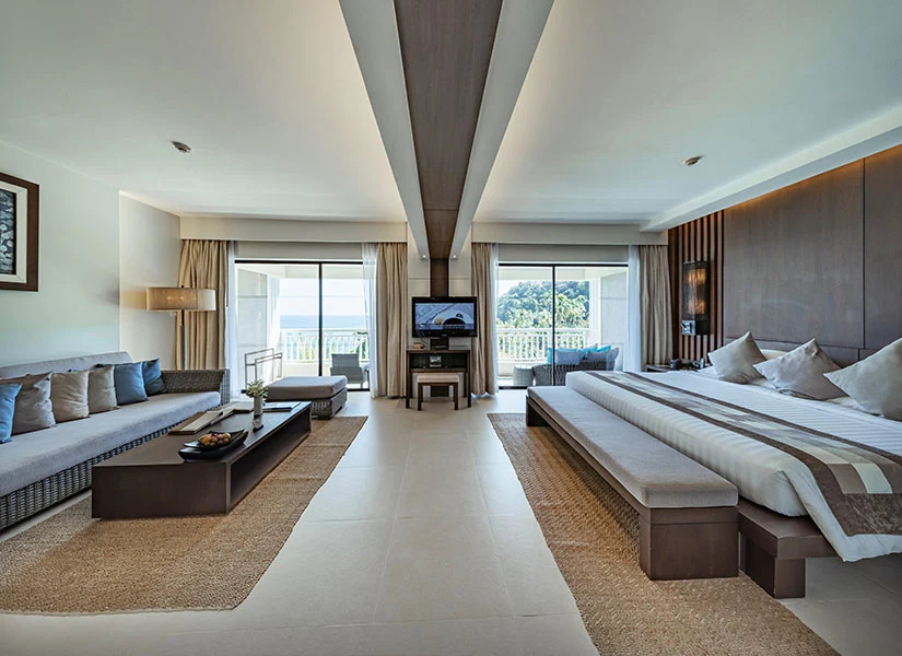 Люкс семейный с видом на море в Cape Panwa Hotel (Sha)