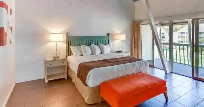 1 Bedroom Double room with ocean view (full double bed)