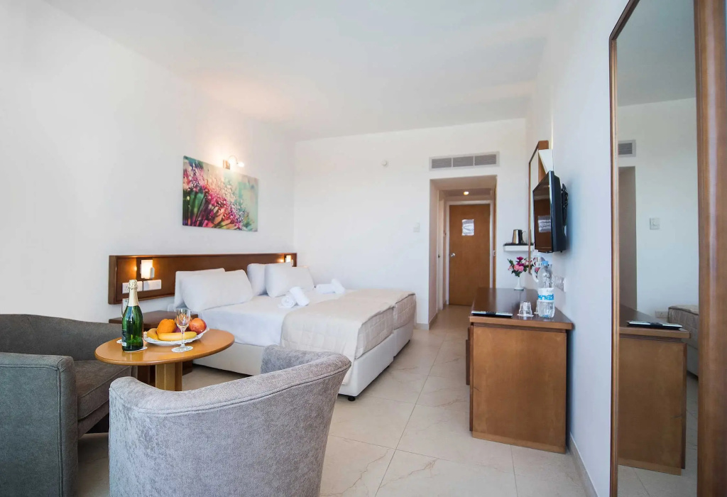 Standard Double room with pool view (full double bed)