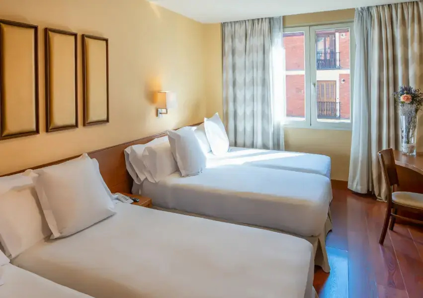 Quadruple room with view