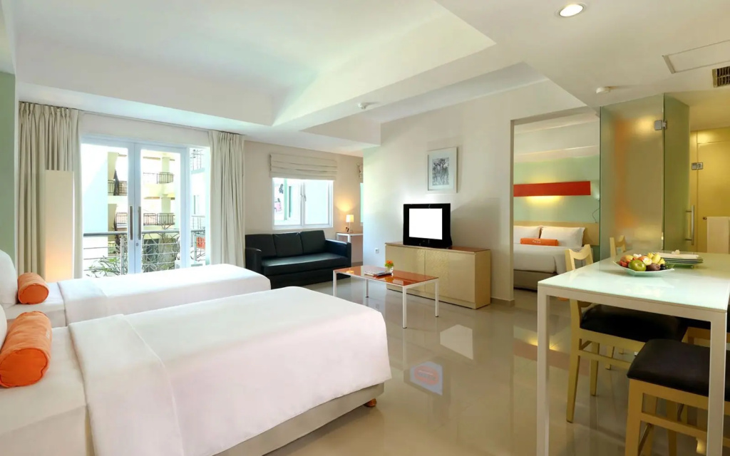 HARRIS Hotel & Residence Riverview Kuta Bali - Chambres