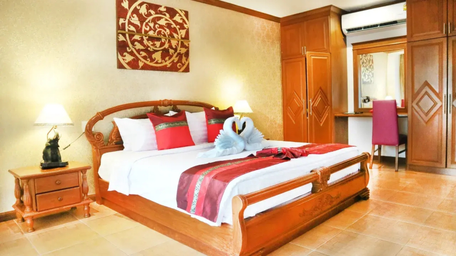 Двухместный люкс Mini двуспальная кровать в Aiyaree Place Hotel