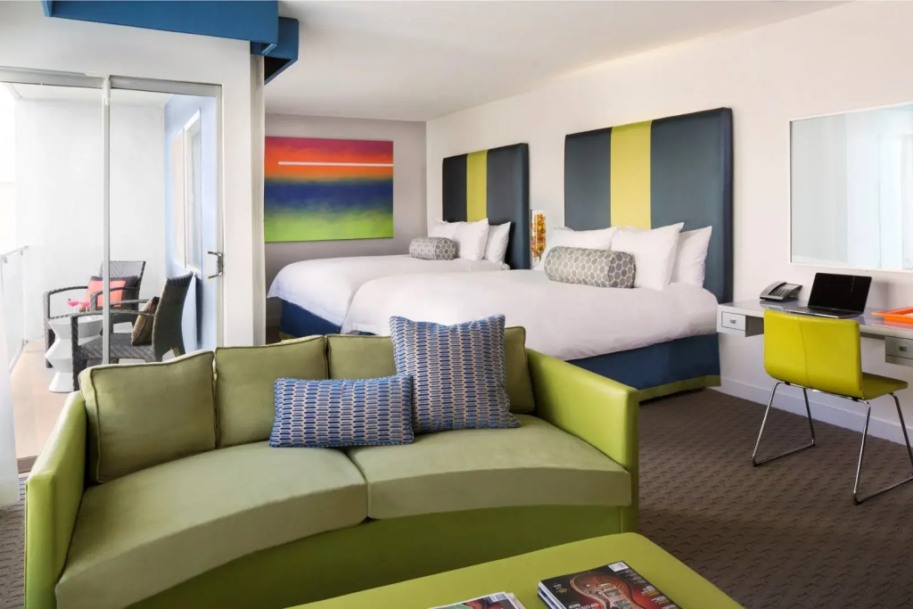 Sunset Marquis - Chambres