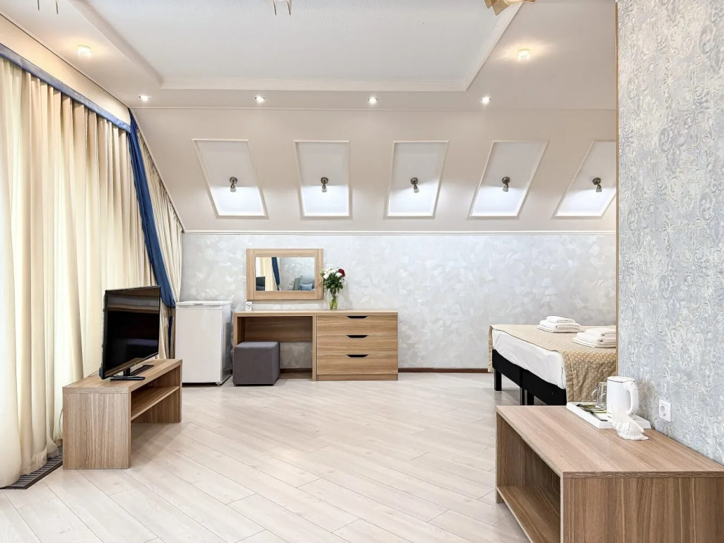 Двухместная Студия Люкс двуспальная кровать в Бэлль