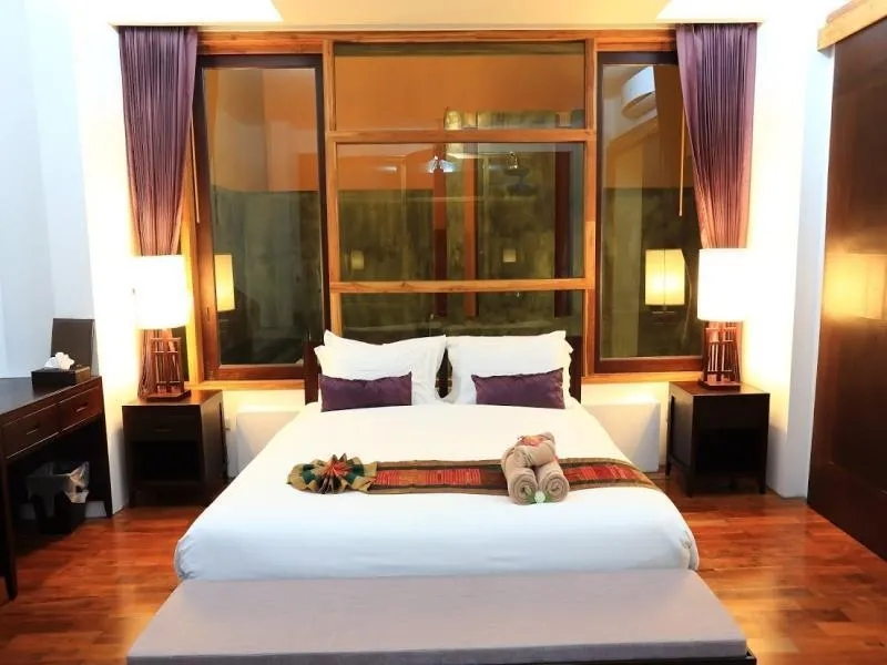 Двухместный номер Deluxe Sweet с видом на море двуспальная кровать в Bundhaya Villas Koh Lipe
