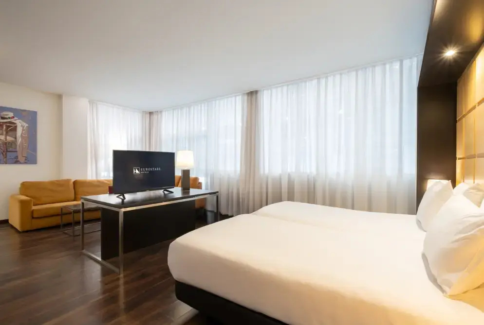 Hotel Eurostars Zaragoza - Chambres