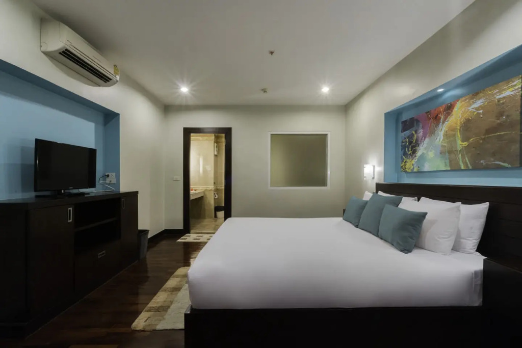 Двухместный люкс Family двуспальная кровать в Baron Beach Hotel