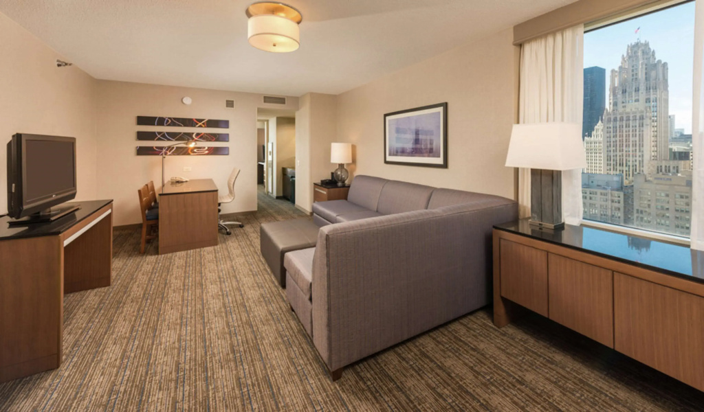 Embassy Suites by Hilton Chicago Downtown Magnificent Mile - Chambres