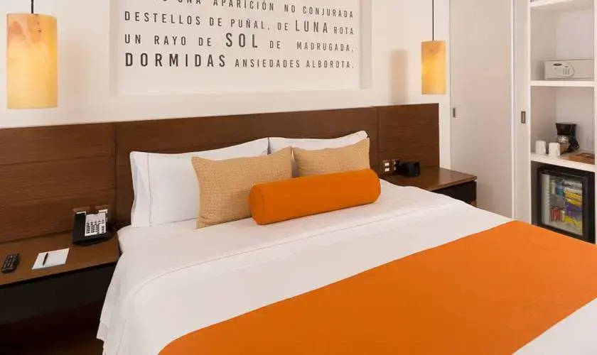 Swim Up Double Junior Suite with balcony full double bed