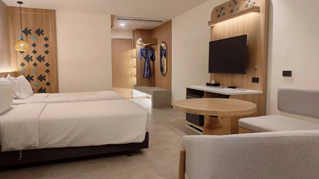 Двухместный номер Deluxe 2 отдельные кровати в Jomtien Thani Hotel