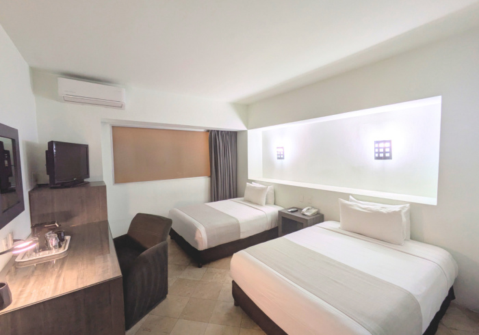 Internal View Double room (twin beds)