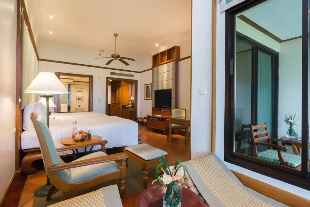 Double room with garden view (twin beds)