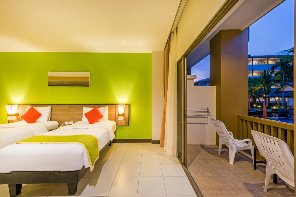 Двухместный номер Greenery 2 отдельные кровати в Kata Sea Breeze Resort