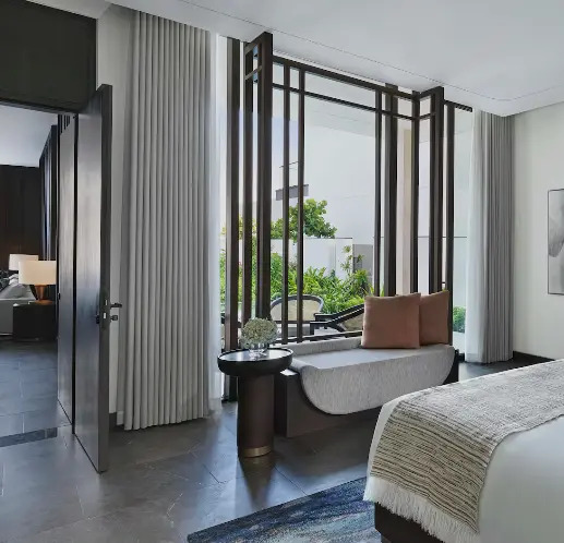 Вилла с бассейном Lagoon с 2 комнатами в Villa Le Corail, A Gran Melia Hotel