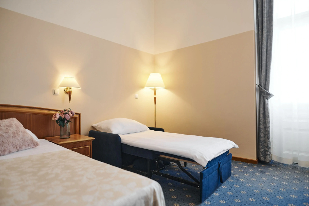 Standard Double room with balcony and with sea view (twin beds)