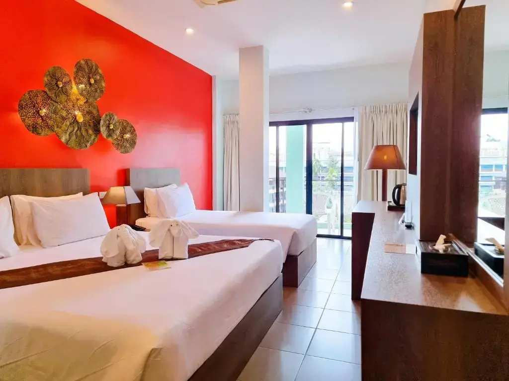Deluxe Triple Family room with balcony