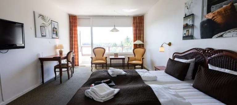 Superior Double room with lake view (full double bed)