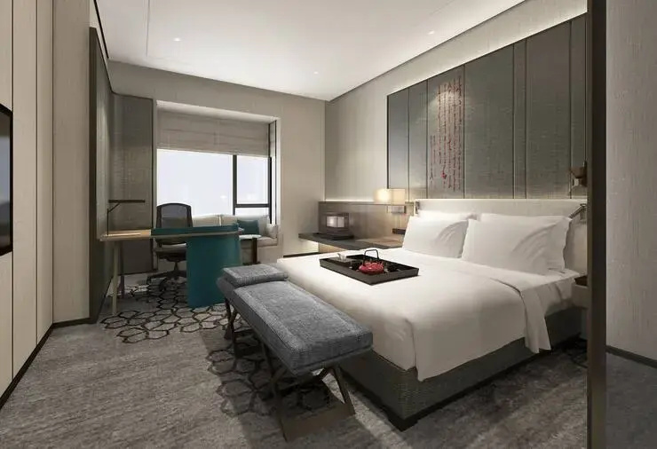 Deluxe High Floor Double room full double bed