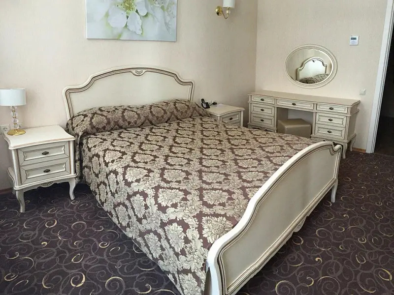 Olimp Hotel Room Type - Aphrodite Double Suite with balcony full double bed