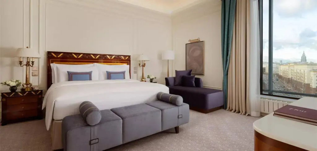 The Carlton, Moscow Room Type - Tverskaya Double Suite full double bed